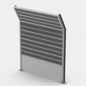 Panneaux muraux de clôture insonorisés modernes en métal pour les autoroutes et les fermes Feuilles murales à réduction du son - Product Image 1