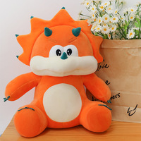 Peluche Triceratops brodée pour Princesse, en coton PP super doux, fonction anti-stress, unisexe pour enfants