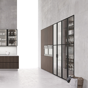Mobile da Cucina Modulare per Interni di <span class=keywords><strong>Qualità</strong></span> Garantita con Design di Porte in Acrilico, Cerniere Moderne, Arredamento Cucina Personalizzato - Product Image 3