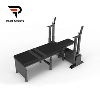 PILOTSPORTS WPPO Banc de musculation réglable en hauteur standard pour haltérophilie, entraînement et compétition ZKC Chest