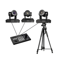 Cámara de Videoconferencia PTZ WODWIN WIN-M57S 1080p con Zoom Óptico de 20x, SDI, Sistema de Audioconferencia con Pan/Tilt de 170°, 255 Ajustes Preestablecidos