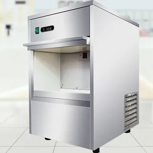 Ice Making Machine Freestanding Ice Maker Snowflake Ice 24-30kg/24h Household Appliance Cold Drink Bar