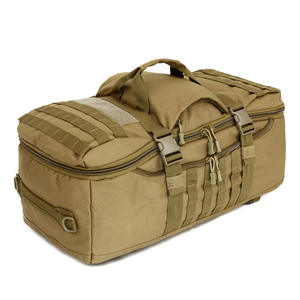 Sac de voyage personnalisé de grande capacité, fabrication en usine, OEM, 60l, sac de voyage en nylon pour l'extérieur, sacs de voyage de type duffle, randonnée, camping, sac à dos - Product Image 1