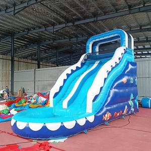 Scivolo d'Acqua Gonfiabile Professionale 3m*7m in PVC, Grande Scivolo d'Acqua con Piscina per <span class=keywords><strong>Area</strong></span> Giochi Bambini - Product Image 5