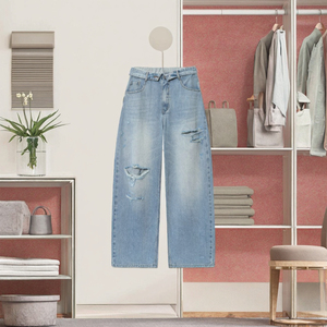 OEM Personalizado, Estilo Europeo Americano, Ropa de Mujer Nueva, Versátil, Vintage, Desgastada, Estampada, Veraniega, Ecológica, Transpirable, Spandex/Poliéster - Product Image 3