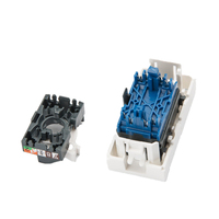 Jack Keystone de Type français, 45x45mm, Legrand style RJ45 CAT6A UTP, promotion Offre Spéciale