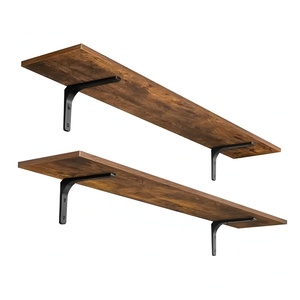 Étagères <span class=keywords><strong>murales</strong></span> <span class=keywords><strong>longues</strong></span> et robustes DINZI LVJ, 47,3 pouces, ensemble de 2 étagères flottantes extra larges, supports métalliques robustes - Product Image 1