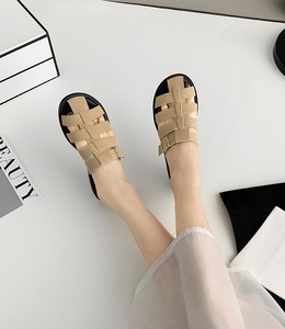 <span class=keywords><strong>Mules</strong></span> plates décontractées en cuir tressé pour femme, légères, tendance, <span class=keywords><strong>de</strong></span> <span class=keywords><strong>luxe</strong></span>, style créateur, à enfiler, pour l'extérieur - Product Image 6
