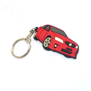 Pvc Keychain High Quality Cartoon Car Keychain Customised PVC Rubber Keychain Logo