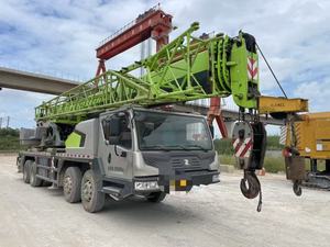 Used Truck Crane 39000kg Green Boom Mobile Lifting Equipment Construction <b>Hoisting</b> Machine - Product Image 2
