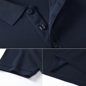 Polo classique en coton respirant à manches courtes, col classique, pour homme et femme - Product Image 5