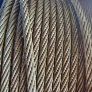 Fune in Acciaio Zincato 6x19 IWR Non Rotante per Gru, Cavo di Sollevamento ad Alta Resistenza Anti-Torsione per Edilizia ed Ascensori - Product Image 2