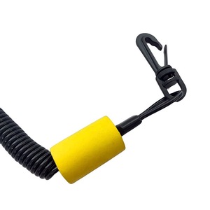 ISURE Marine Yellow Flameout Rope Motorboat Rim Full Lanyard Wash <span class=keywords><strong>Amarre</strong></span> Cuerda Llave flotante Accesorios marinos para barcos - Product Image 2