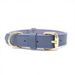 <span class=keywords><strong>Collar</strong></span> de Perro Ajustable de Cuero Vegano Personalizado de Moda de Lujo, Accesorios para Perros al por Mayor para Perros Pequeños y Grandes - Product Image 4