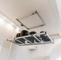 Étagère de rangement motorisée pour plafond de garage, système mains libres pour optimiser l'espace