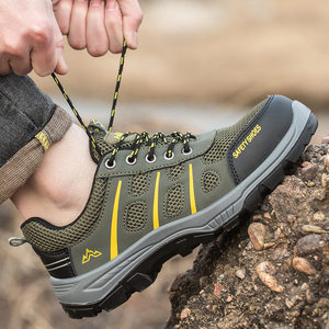 <b>Comfortable</b> Shock-Absorbing Construction Site Wear-Resistant Safety Protective Soft Sole Steel Toe Safety <b>Shoes</b> - Product Image 5