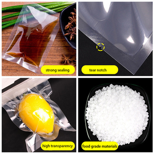 Mini Bolsa de Plástico Transparente PET+PE Mylar, Impresa en Huecograbado, 80 micras de Grosor, Sellada al Vacío, a Prueba de Humedad, para Sushi y Alimentos para Mascotas - Product Image 5