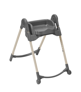 Silla Alta Multifuncional 6 en 1 de Acero Inoxidable Moderna para Bebés Minla, con Ruedas, Bandeja Lavable y Apta para Lavavajillas - Product Image 4