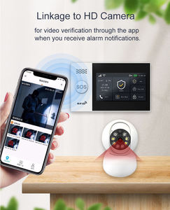 Système d'alarme de sécurité domestique intelligent TY-107 Tuya GSM avec systèmes d'alarme de sécurité domestique intelligents, alarme anti-intrusion portable 4G WiFi - Product Image 5