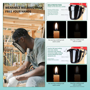 溶接フードプロフェッショナルアルゴンアーク溶接機ヘルメット耐熱安全メガネ保護耳スタイル溶接マスク - Product Image 3
