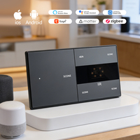 Nalite 40A Smart Switch WiFi Zigbee IR Remote Control 110-250V 50/60Hz Bekerja Dengan Aplikasi Tuya Smart Life untuk Peralatan Berat.