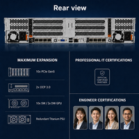 Serveur IA de Niveau Entreprise SR650 V4 Double Intel Xeon 6 8 To DDR4 8000 MHz MRDIMM 32x E3.S NVMe pour Virtualisation et Bases de Données 2U Rack Stock