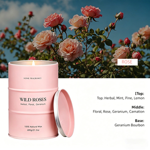 <span class=keywords><strong>Velas</strong></span> Aromáticas de Cera de Soja Hechas a Mano de Alta Gama para Regalo, en Envase de Lata Esmerilada, Aromatizante para el Hogar, Regalo de Acción de Gracias - Product Image 3