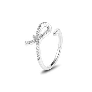 Bague ajustable en argent <span class=keywords><strong>2022</strong></span> plaqué or 18K pour femme, nouveauté 925 - Product Image 2