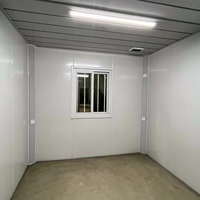 Maison conteneur pliable de 20 pieds, maison modulaire préfabriquée pliable pour habitation ou bureau