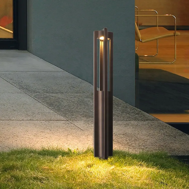 New Design Decorative Lawn Yard Villa Path Lamp Ip65 Waterproof Ac/Dc Low Voltage 12V Bollard Led Garden Light