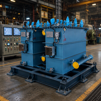 Transformateur de puissance triphasé à enroulement en cuivre 50Hz à performance stable pour l'industrie de la fonderie