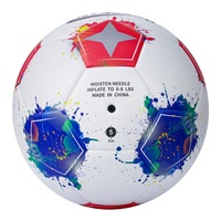 Ballon de football officiel Aiju 2025 thermocollé, en cuir PU de haute qualité, écologique, tailles 3/4/5, ballon professionnel fabriqué