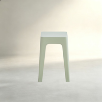 Chaise de salle à manger en plastique et tabouret empilable en plastique, design moderne et coloré, pour restaurant, cuisine, café, style iconique similaire