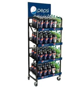 Custom Supermarkt Retail Bierlikeur En Alcoholische Drank Display Rack Energy Drink Fles Display Stand