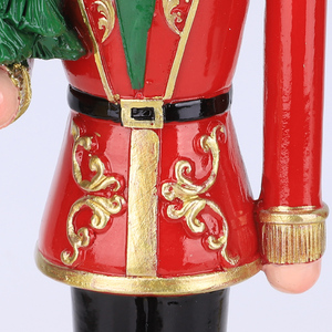 Figurine de soldat <span class=keywords><strong>casse</strong></span>-<span class=keywords><strong>noisette</strong></span> personnalisable Redeco, figurine de Noël fantaisie, design boule sur pied, vente en gros et au détail - Product Image 2