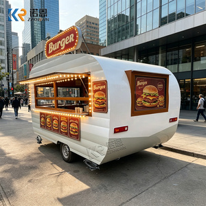 Camion de restauration mobile vintage, <span class=keywords><strong>caravane</strong></span> rétro pour la vente de glaces, café et crêpes, idéal pour les services de traiteur en extérieur et la <span class=keywords><strong>location</strong></span> d'événements - Product Image 5