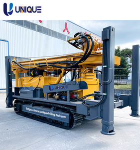 Machine de forage de puits d'eau portable de 800m 1000m plate-forme montée sur camion avec composants de base de source d'alimentation en air, y compris le moteur - Product Image 6