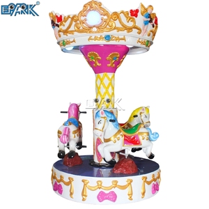 Carrusel Musical para niños Merry Go Round Mini máquina de juego que funciona con monedas para entretenimiento Material plástico a la venta - Product Image 5
