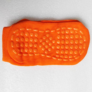Chaussettes antidérapantes en coton colorées unisexes pour utilisation en salle de <span class=keywords><strong>trampoline</strong></span>, enfants et adultes - Product Image 3