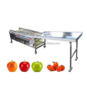 Round Shape Fruit Vegetable Sorter Potato Apple Garlic Grading Machine