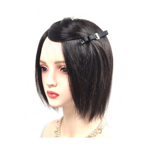 Cosmo en Corée : Perruques coréennes haut de gamme (23x21) - Perruque en cheveux humains de 10 pouces de haute qualité, lisse, droite, style naturel pour femmes, durable - Product Image 3