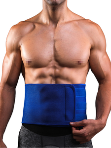 <b>Men</b> Women Adjustable Fit Support Neoprene <b>Waist</b> Trimmer Slimming Belt Sweat Sauna - Product Image 1