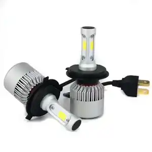 High lumen Led H7 Headlight H4 4 Sides 9005 9006 h1 h4 h7 h11 72w 8000lm high power S2 led headlight bulbs for car
