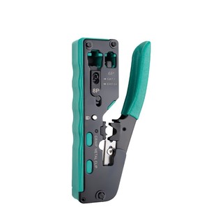 คีมย้ำสายเคเบิล Ruihua สำหรับสาย 6P 8P Cat7 Cat5e Cat6 RJ45 คีมย้ำโลหะ เกรดอุตสาหกรรม - Product Image 1