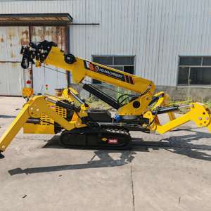 รถเครนตีนตะขาบยกรถเครนขนาดเล็กแบบใช้ไฟดีเซลสำหรับ3Ton กลางแจ้งรถเครนตีนตะขาบพร้อมตะกร้าสำหรับผู้ชาย - Product Image 2