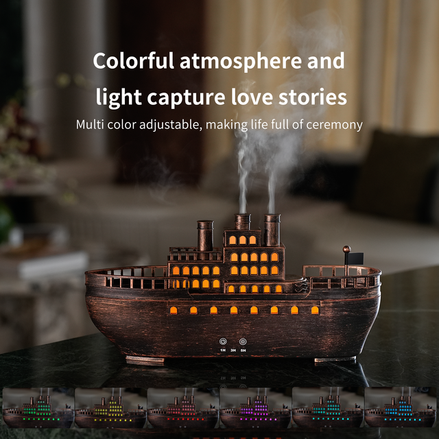 Oil Scent Original Electric Plastic Tabletop Aroma Diffuser with Remote Control Type-C Household & Hotel Use 250ml Capacity
