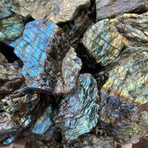 Kaba labradorit taş toptan doğal kristal labradorit ham taş - Product Image 4