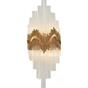 New Style Best Selling Home Corridor Bedroom Modern Artistic Creative Luxury Led Crystal <b>Wall</b> <b>Lamp</b> - Product Image 6
