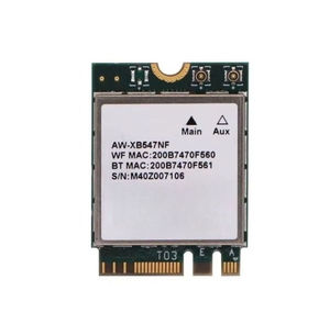 WiFi 6/BT 5.2 avec double antenne, prise en charge de l'interface M.2 E Key, Realtek RTL8852BE M.2 WiFi-PCle BT-USB - Product Image 1