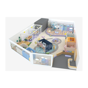 Sala de Juegos Infantil Personalizada, Ciudad en Miniatura con Gasolinera, Taller de Reparación de Autos, Granja y Equipos Interactivos - Product Image 2